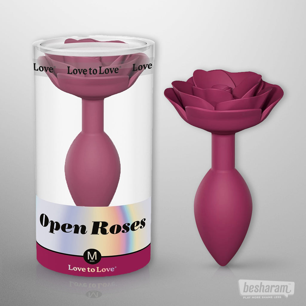 Love to Love Rose Butt Plug-IMbesharam.com