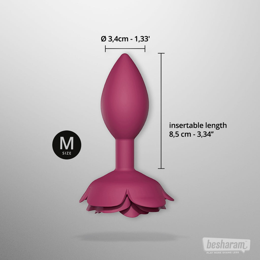 Love to Love Rose Butt Plug-IMbesharam.com