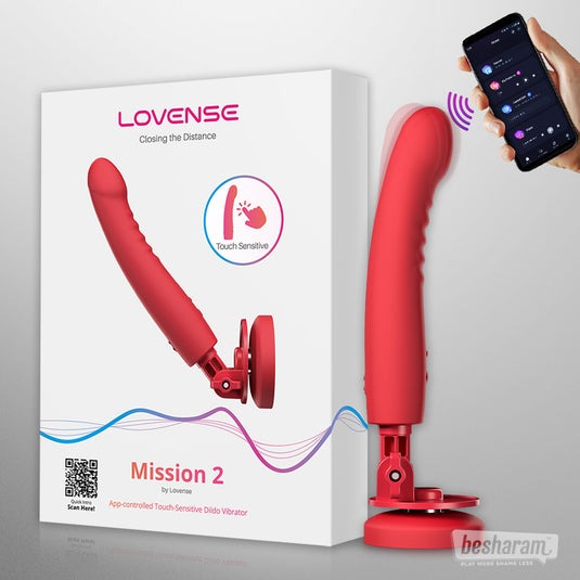 Lovense Mission 2 Smart Vibrating Dildo-IMbesharam.com