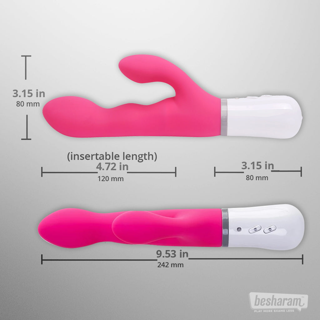 Lovense NORA Wireless Bluetooth App Rabbit Vibrator-IMbesharam.com