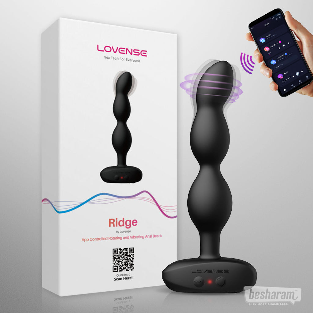 lovense ridge app controlled anal beads for women