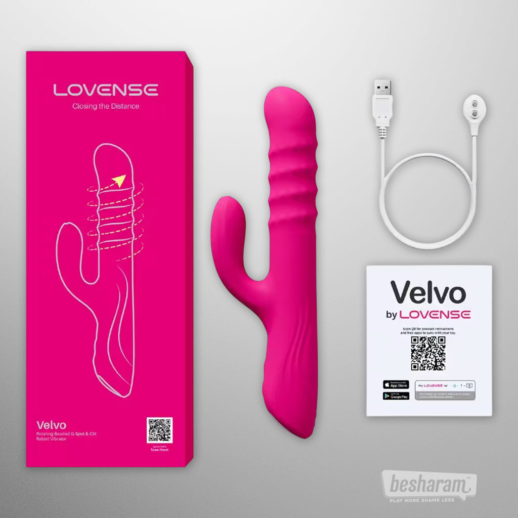 Lovense Velvo Smart Rolling Bead Rabbit VIbrator
