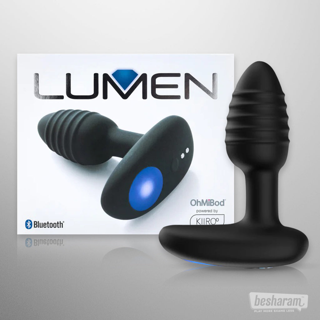 OhMiBod LUMEN App Controlled Vibrating Butt Plug-IMbesharam.com