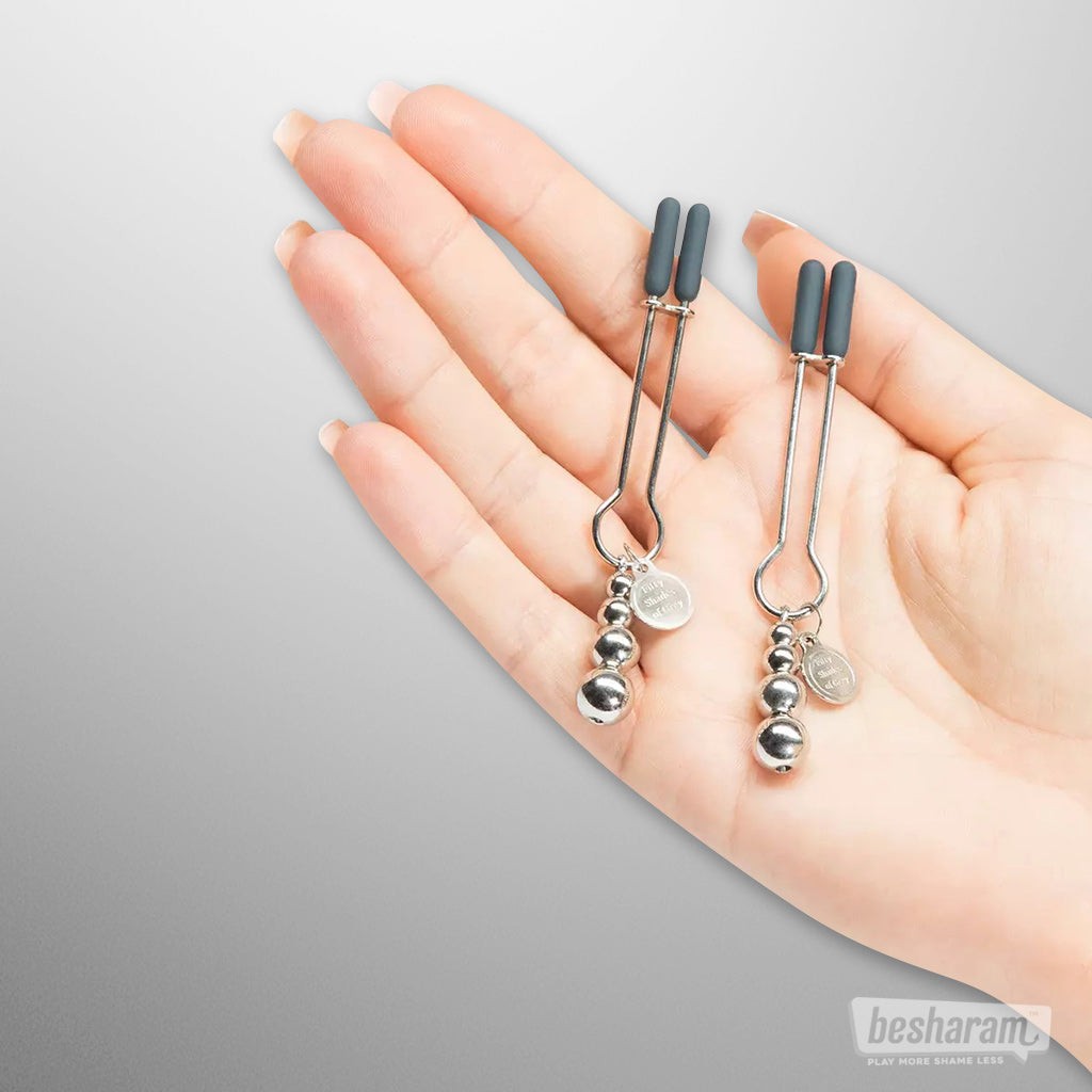 Fifty Shades Of Grey The Pinch Nipple Clamps-IMbesharam.com