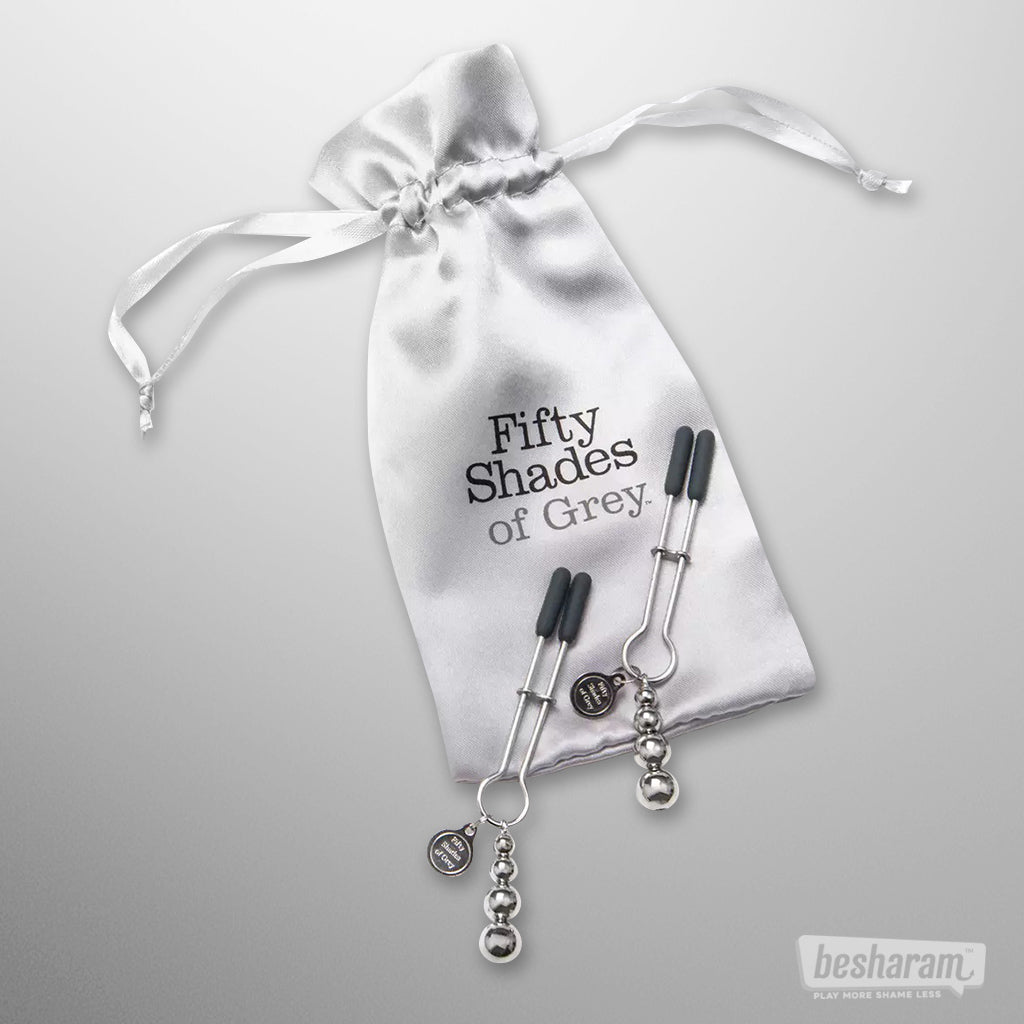 Fifty Shades Of Grey The Pinch Nipple Clamps-IMbesharam.com