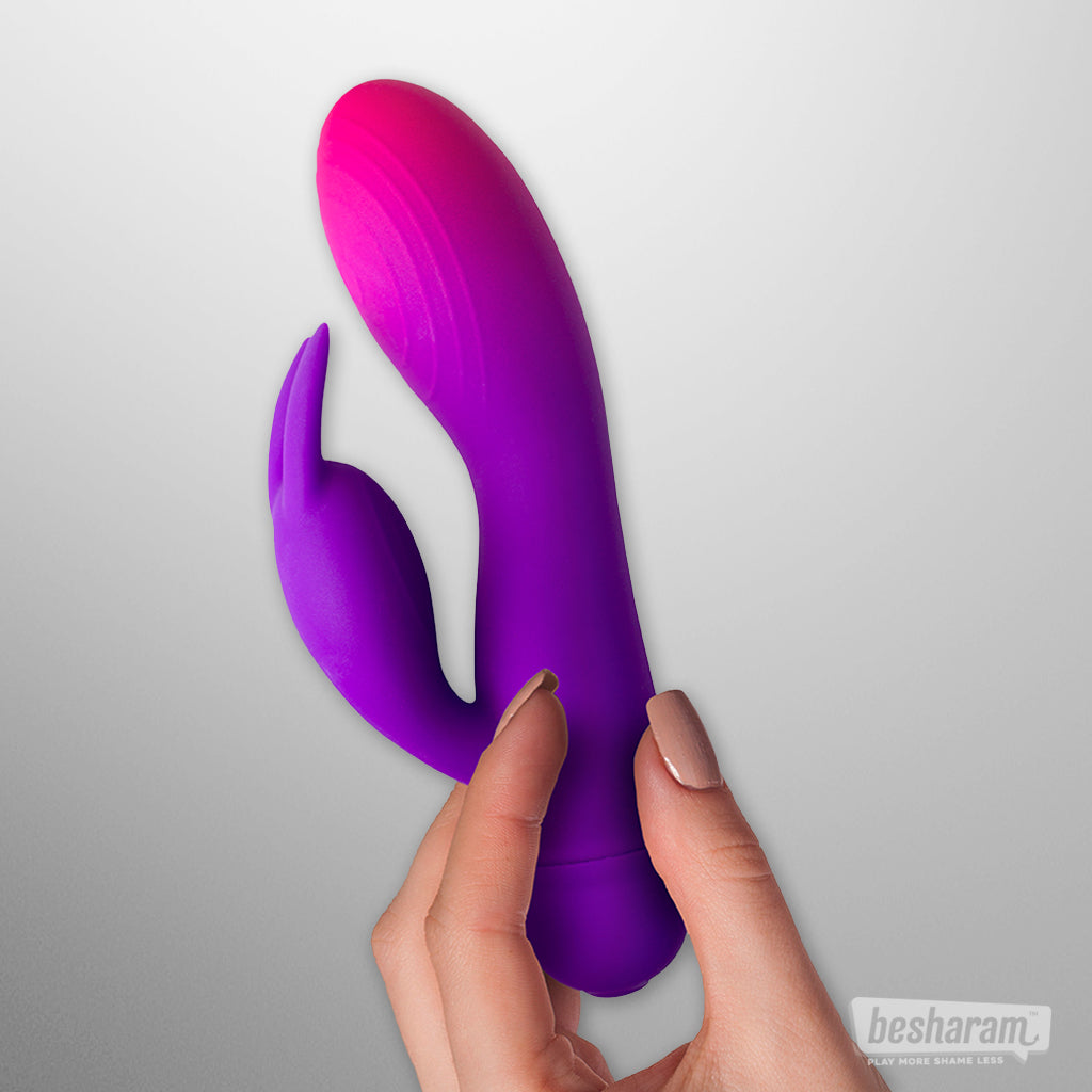 Rocks Off Glo-Girl Rabbit Vibrator-IMbesharam.com