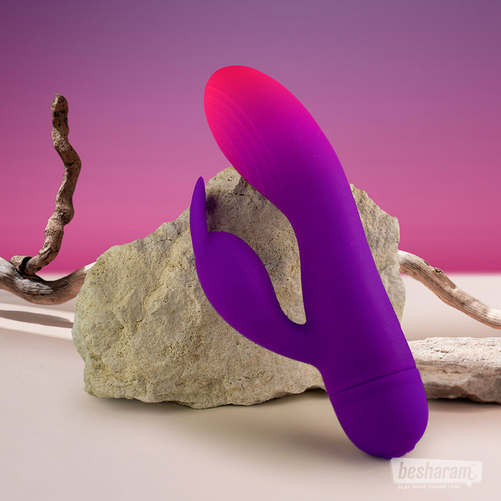 Rocks Off Glo-Girl Rabbit Vibrator-IMbesharam.com