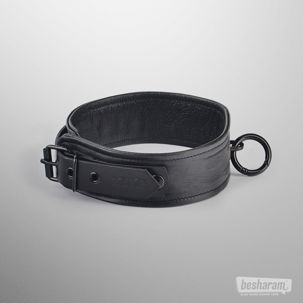 Rouge Leather Collar-IMbesharam.com