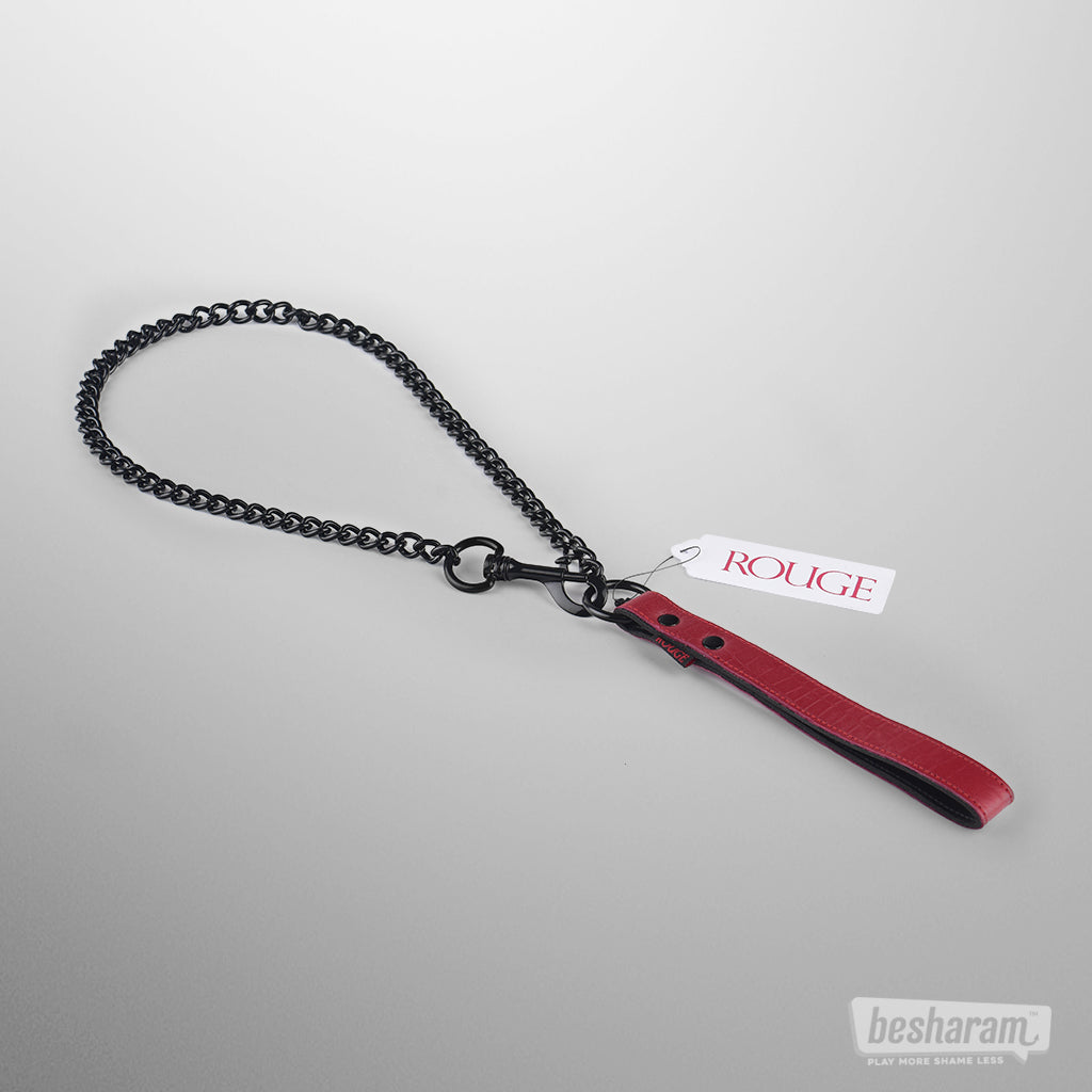 Rouge Leather Lead-IMbesharam.com