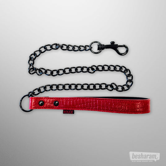 Rouge Leather Lead-IMbesharam.com