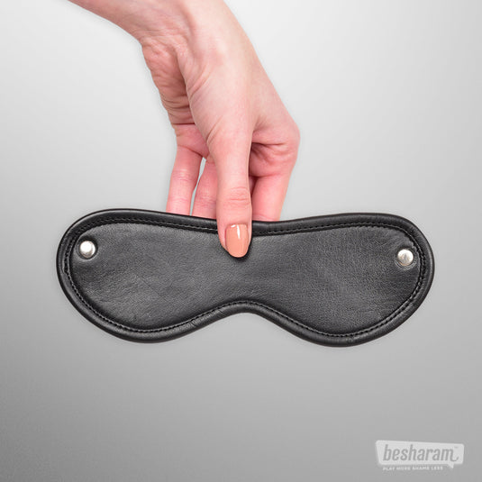 Rouge Leather Blindfold Mask-IMbesharam.com