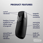 Satisfyer Men Vibration+ App Controlled Masturbator-IMbesharam.com