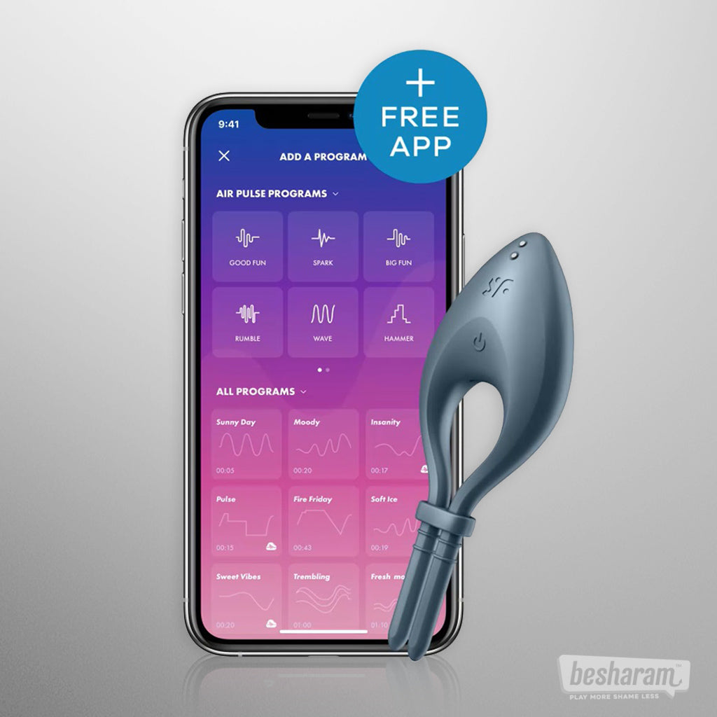 Satisfyer Bullseye App Controlled Cock Ring-IMbesharam.com