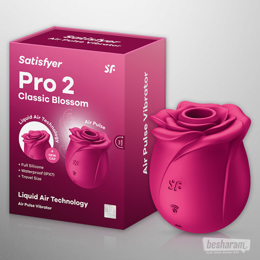 Satisfyer Pro 2 Classic Blossom Suction Massager-IMbesharam.com