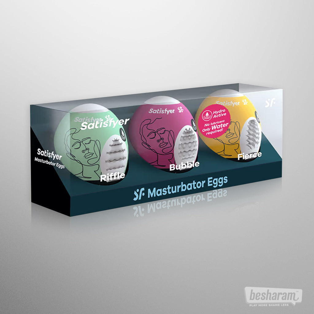 Satisfyer Egg Masturbators Set-IMbesharam.com