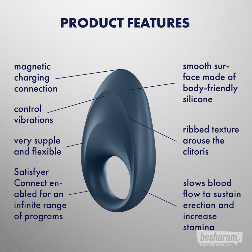 Satisfyer Mighty One - App Controlled Cock Ring-IMbesharam.com