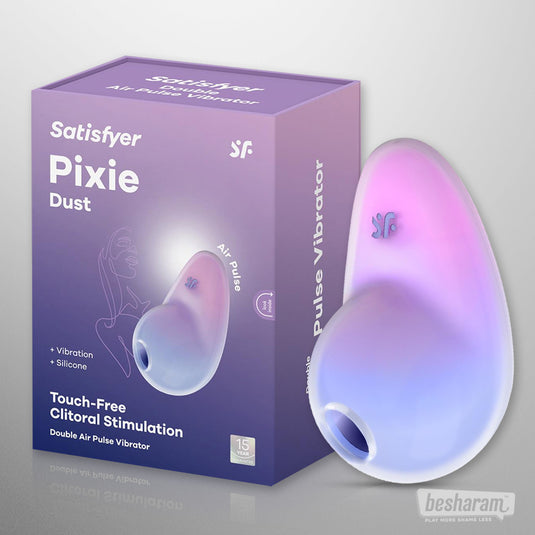 Satisfyer Pixie Dust Suction + Vibration Massager-IMbesharam.com
