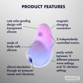 Satisfyer Pixie Dust Suction + Vibration Massager-IMbesharam.com