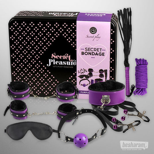 Secret Play Secret Bondage Purple Kit-IMbesharam.com
