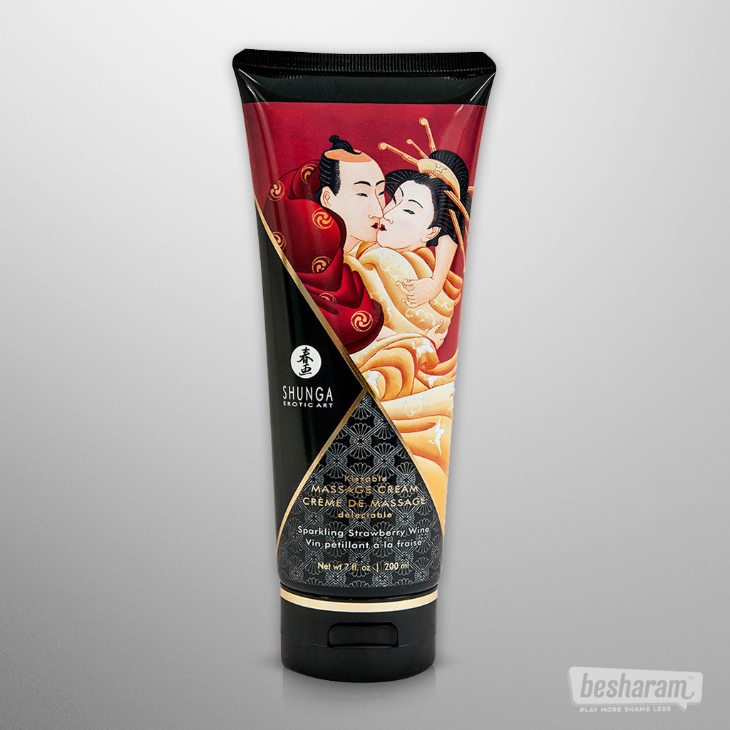 Shunga Kissable Strawberry Massage Cream