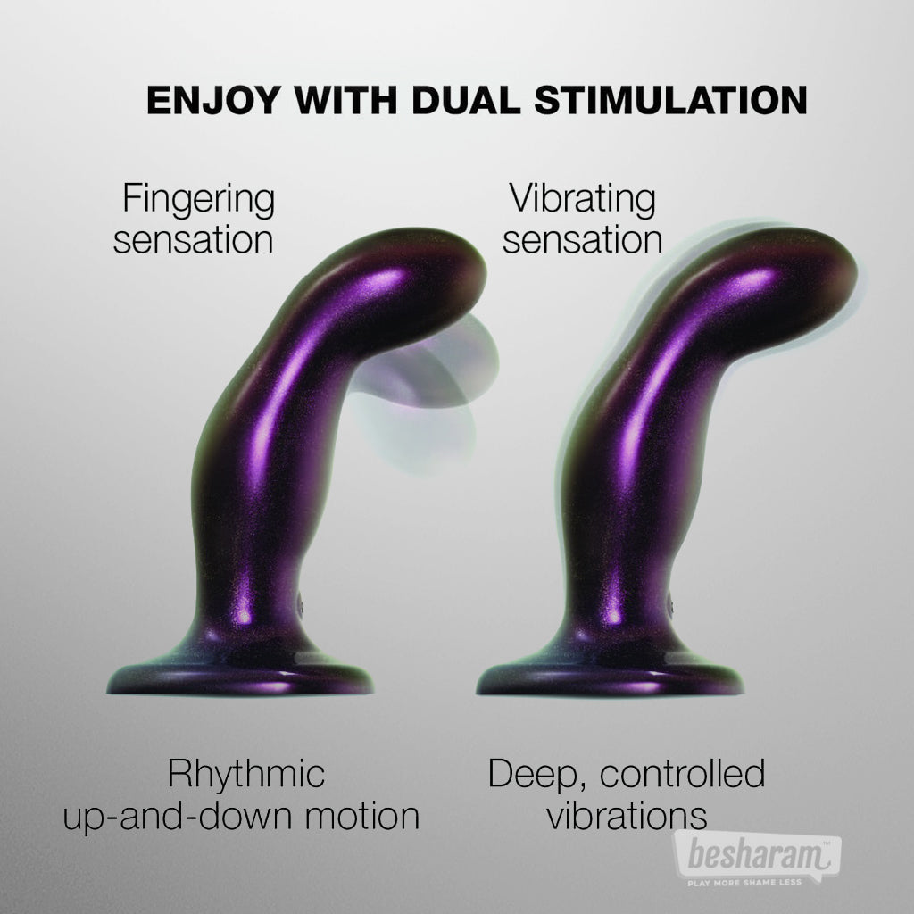 Strap-on-Me Fingering & Vibrating Dildo