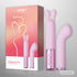 Discreet Pink 2-in-1 Vibrator w Interchangeable head-IMbesharam.com