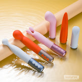 Discreet Pink 2-in-1 Vibrator w Interchangeable head-IMbesharam.com