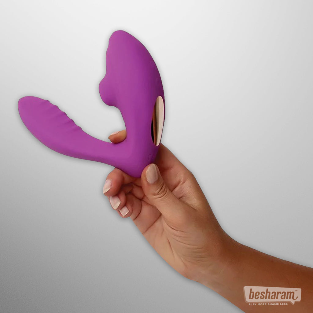 Voodoo Beso Plus Dual Stimulation Vibrator-IMbesharam.com
