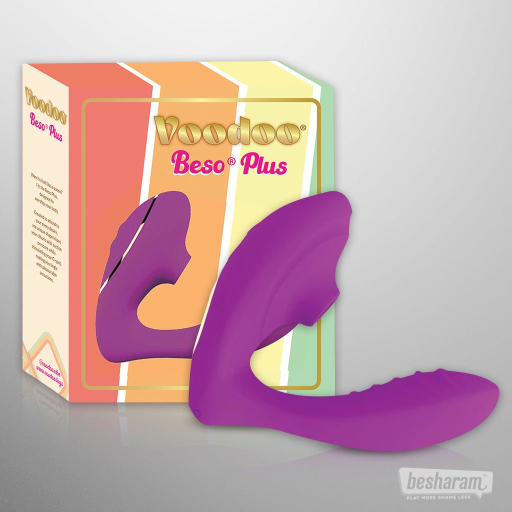 Voodoo Beso Plus Dual Stimulation Vibrator-IMbesharam.com