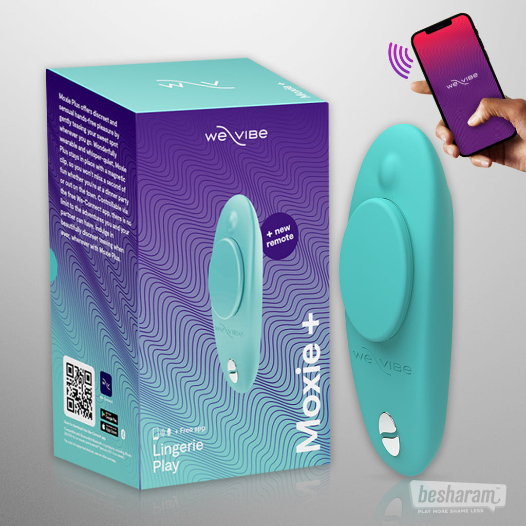 We-Vibe Moxie+ App Controlled Panty Vibrator-IMbesharam.com