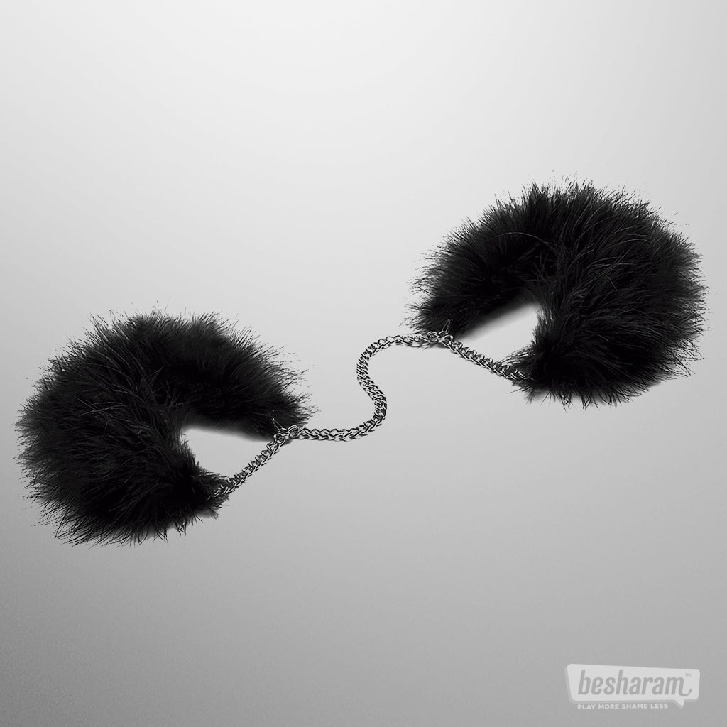 Bijoux Indiscrets Za Za Zu Feather Handcuffs-IMbesharam.com