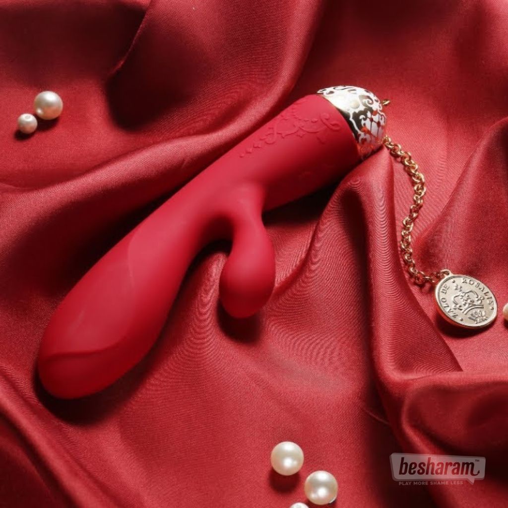 Zalo Rosalie 24K Gold Plating Rabbit Vibrator-IMbesharam.com