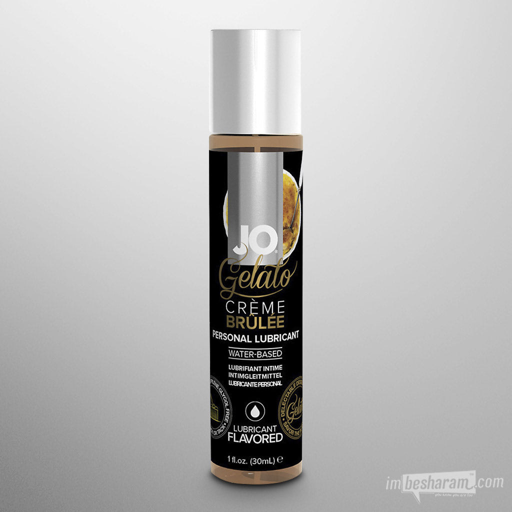 System Jo H2O (Multi) Flavored Lube - 1 oz. Creme Brulee