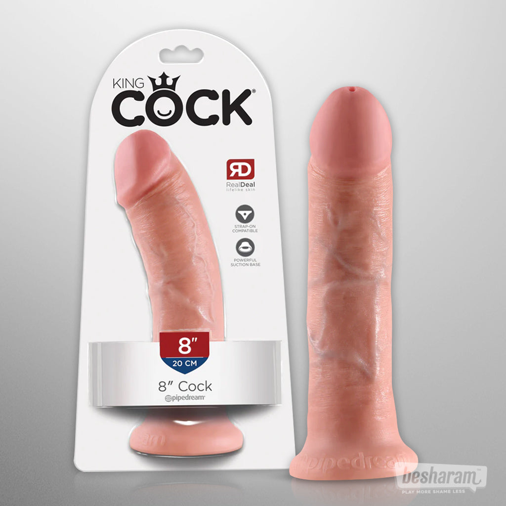King Cock 8" Realistic Dildo-IMbesharam.com