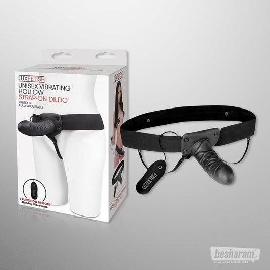 Lux Fetish Vibrating Strap-On Dildo-IMbesharam.com