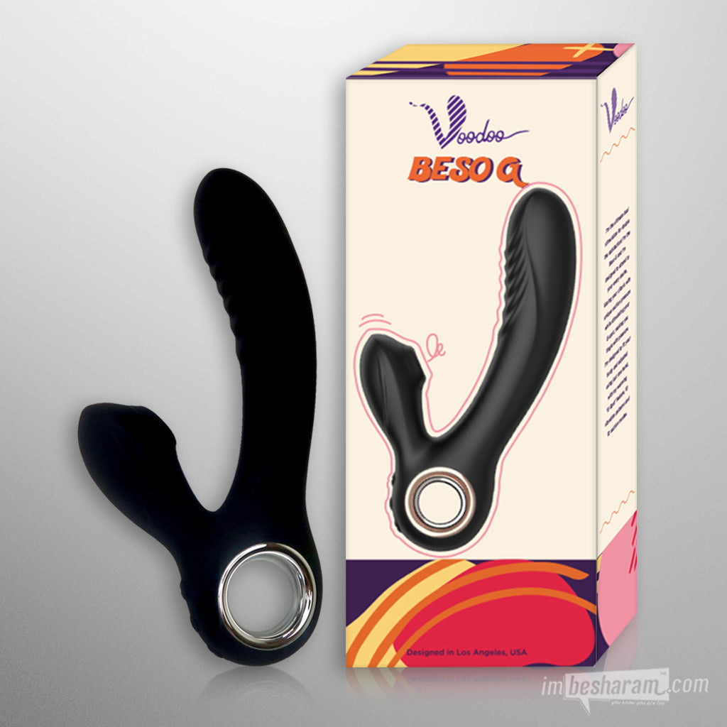 Voodoo Beso G Dual Vibrator Black Unboxed