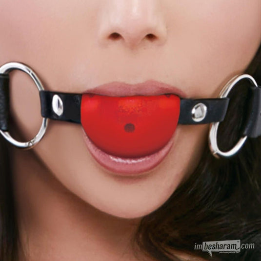 Lux Fetish Breathable Ball Gag Red Fetaured