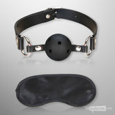 Lux Fetish Breathable Ball Gag Black