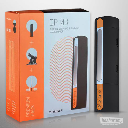 CRUIZR Deluxe Vibrating & Sucking Automatic Masturbator-IMbesharam.com