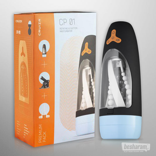 CRUIZR Rotating & Sucking Automatic Masturbator-IMbesharam.com