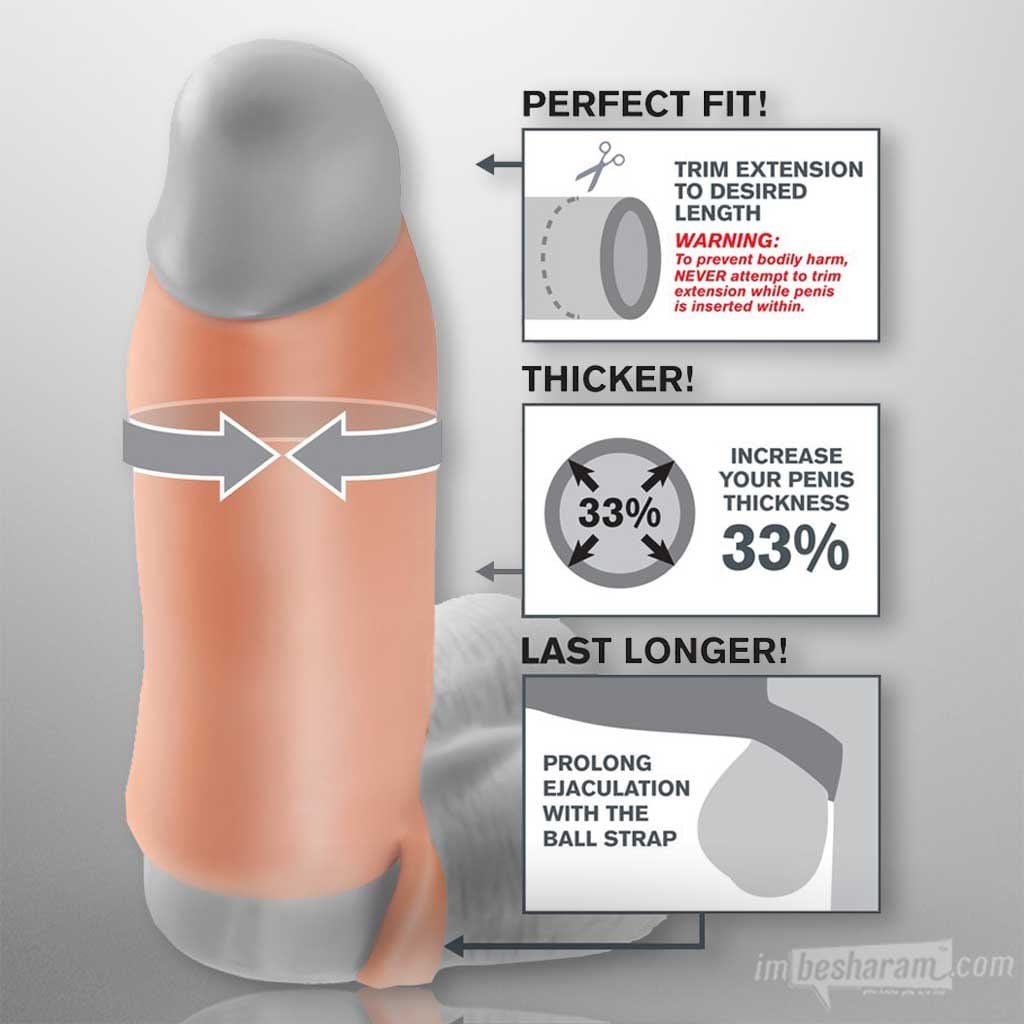 Fantasy X-Tensions Penis Extender Sleeve Info