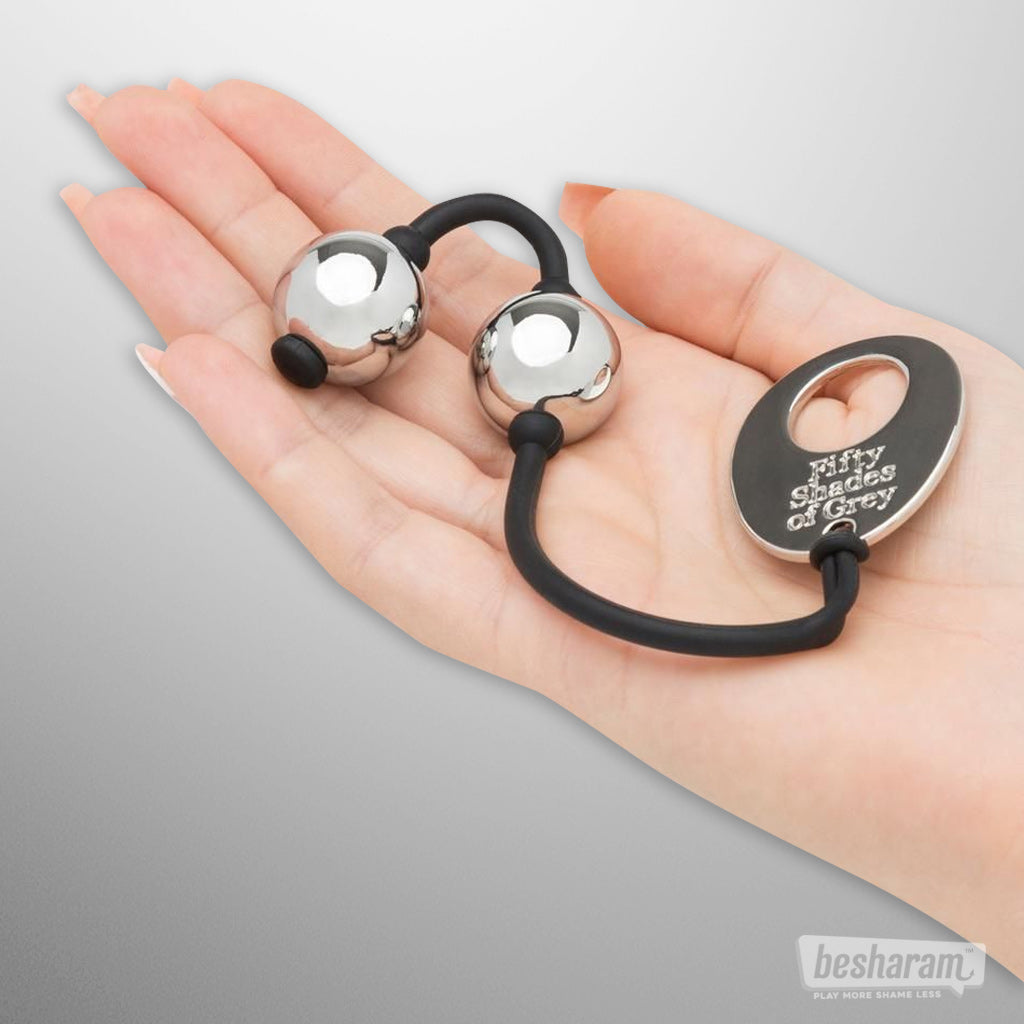 Fifty Shades of Grey Mini Silver Pleasure Balls