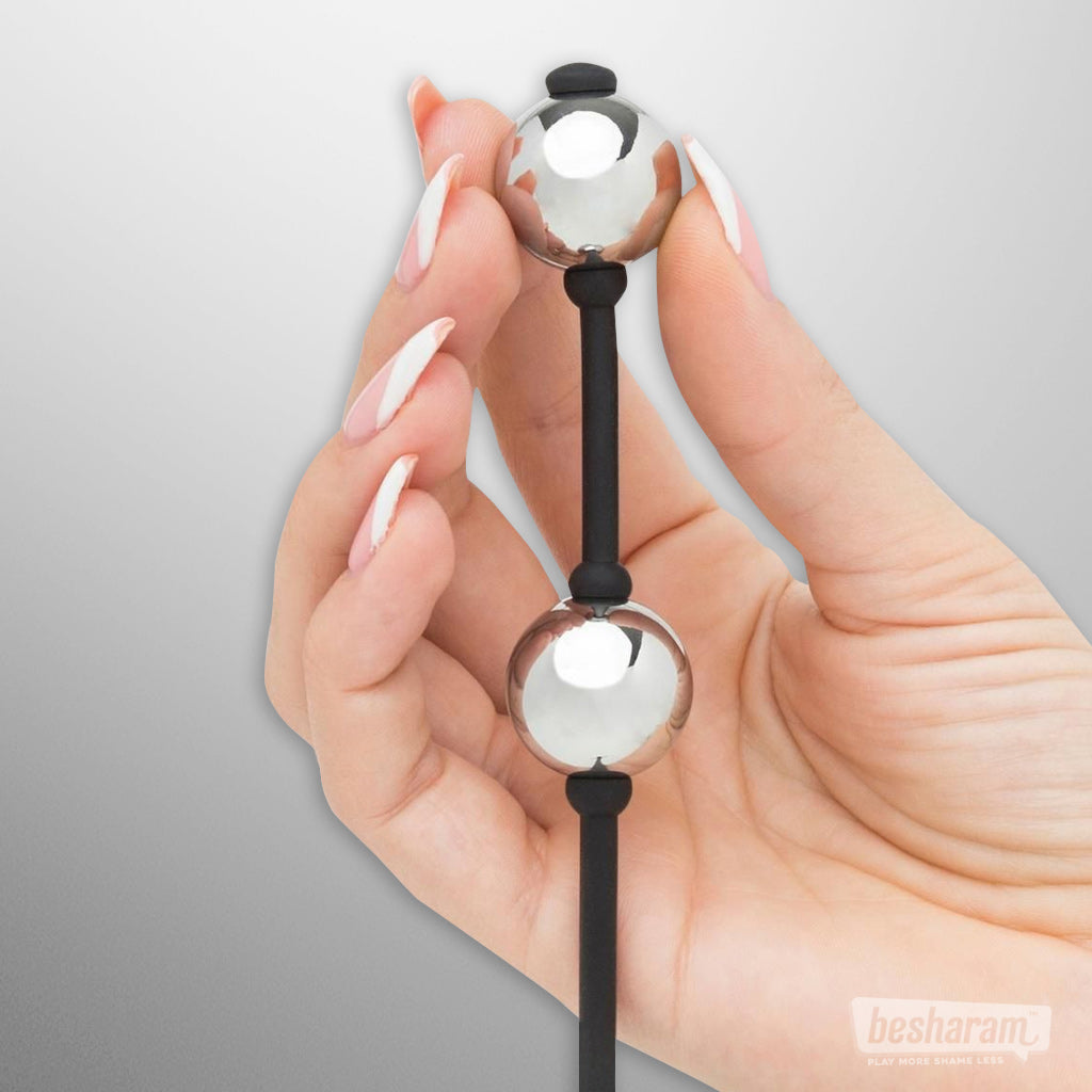 Fifty Shades of Grey Mini Silver Pleasure Balls-IMbesharam.com