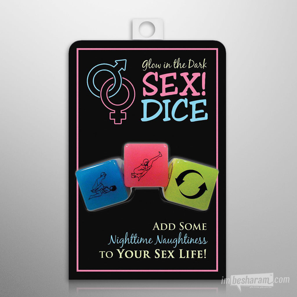 Glow-in-the-Dark SEX! Dice Game-IMbesharam.com