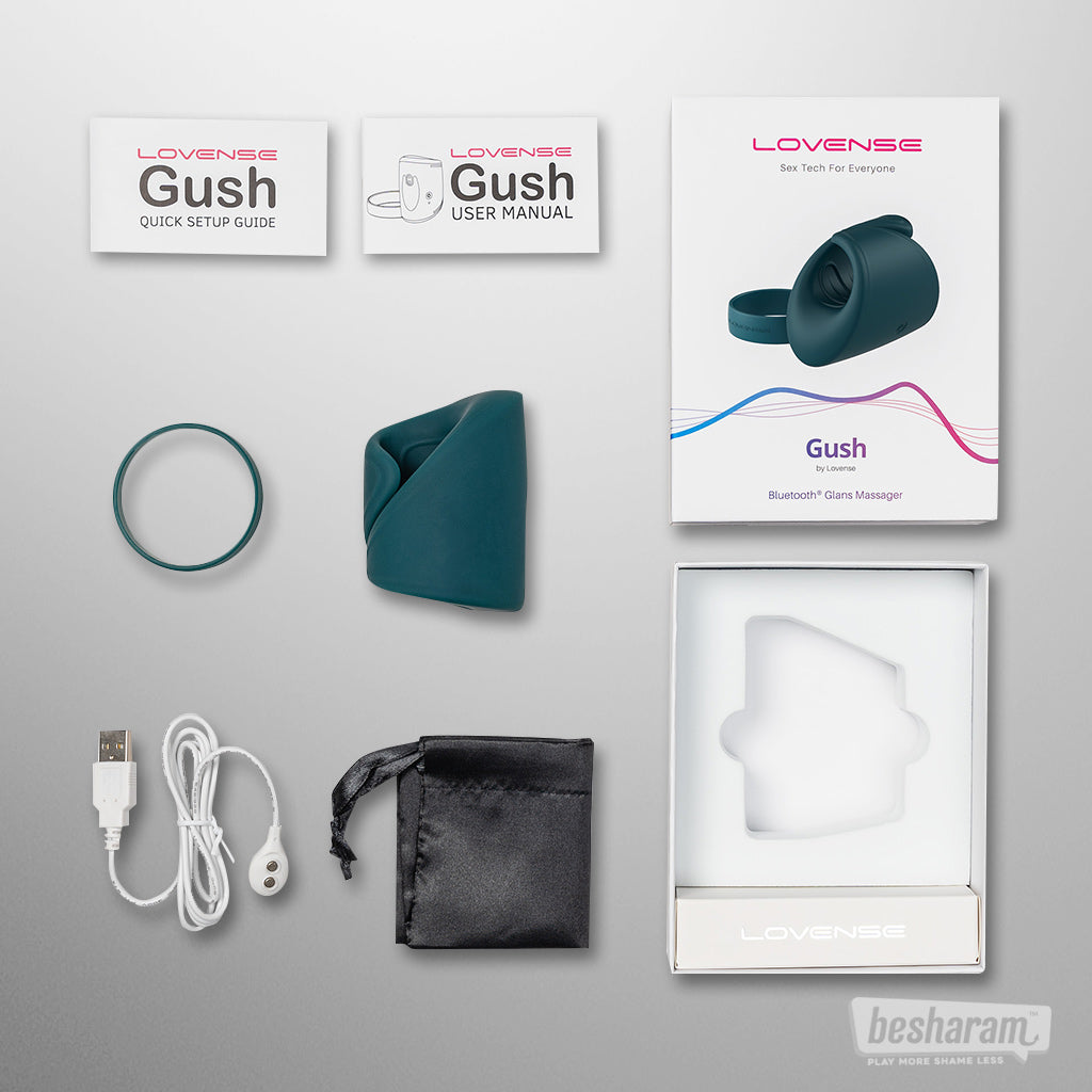 Lovense GUSH Smart Glans Massager Inclusions