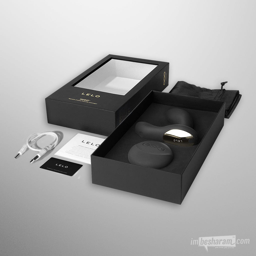 LELO Hugo Wireless Prostate Massager Inclusions