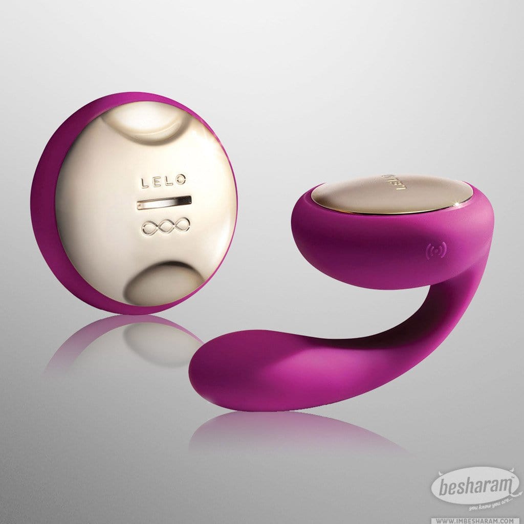 LELO Ida vibrating couples massager Deep Rose