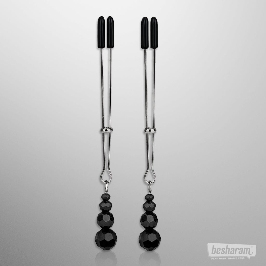 Lux Fetish Adjustable Tweezer Nipple Clips