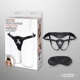 Lux Fetish Patent Leather Strap-on Harness-IMbesharam.com