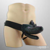 Lux Fetish Vibrating Double Penetration Strap-On Dildo-IMbesharam.com